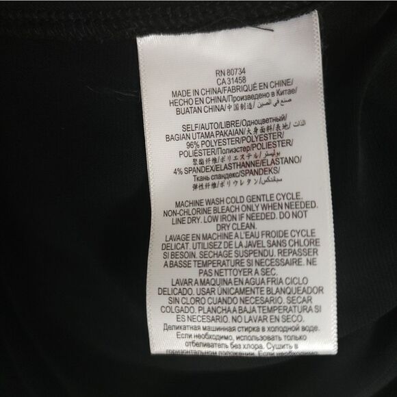 BCBGeneration black wrap dress/long sleeves/Size M - Picture 5 of 6